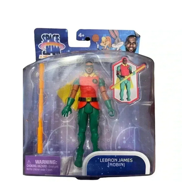 Space Jam A New Legacy Lebron James as Robin Action Figure New Moose Toys - Picture 1 of 2
